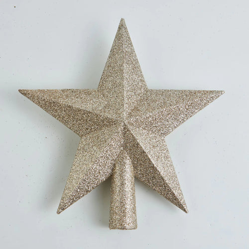 Christmas Tree Top Star - Plastic Decoration Set