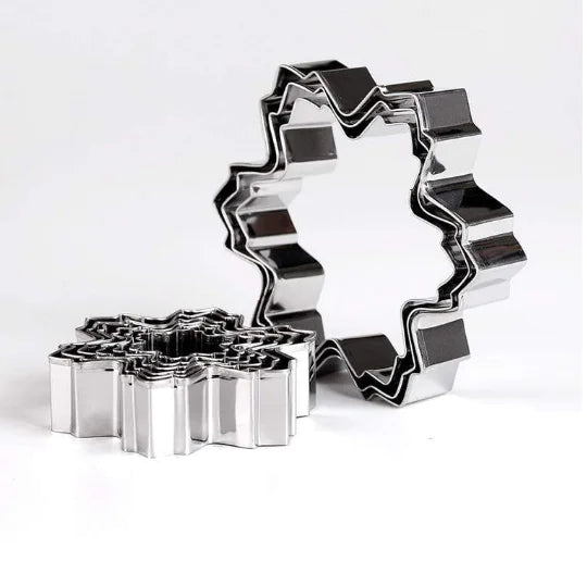 Snowflake Cookie Cutter Set - 9 Piece Molds