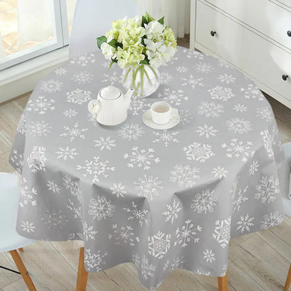 Waterproof PEVA/EVA Tablecloth with Embossed Edges