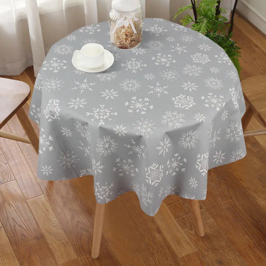 Waterproof PEVA/EVA Tablecloth with Embossed Edges