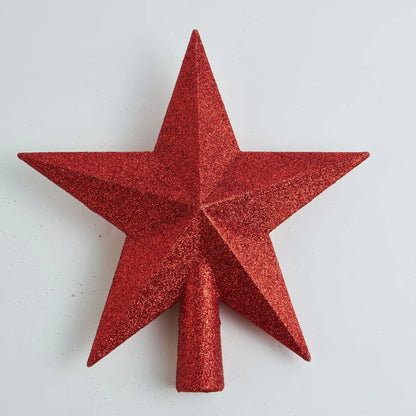 Christmas Tree Top Star - Plastic Decoration Set