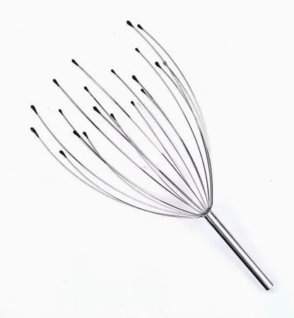 Stainless steel head massager
