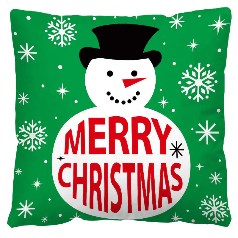 Red and Black Plaid Christmas Pillow Cover (Nordic Style)