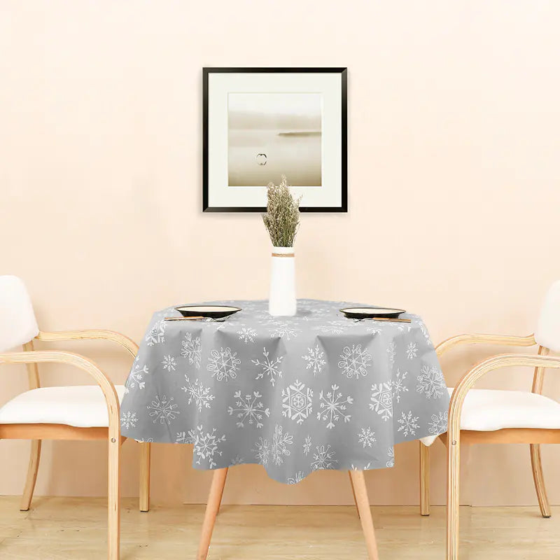 Waterproof PEVA/EVA Tablecloth with Embossed Edges