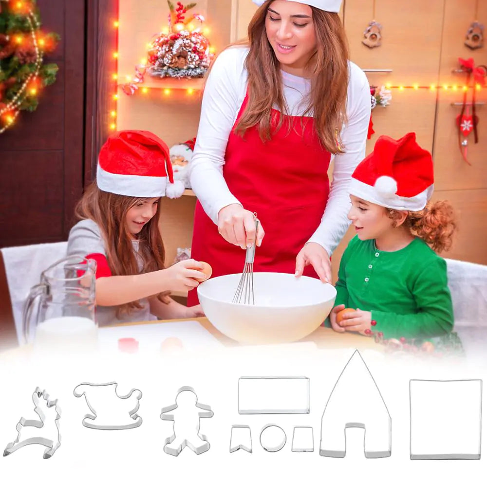 Stainless Steel Cookie Cutter Set for Christmas Baking