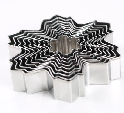 Snowflake Cookie Cutter Set - 9 Piece Molds
