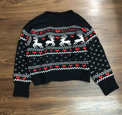 Knit Sweater, Christmas Sweater, Wool Sweater