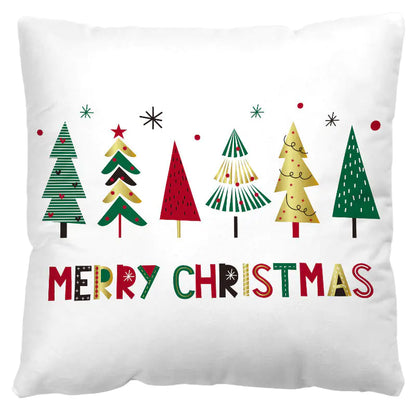 Red and Black Plaid Christmas Pillow Cover (Nordic Style)